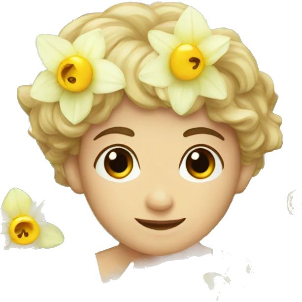 cute narcissus emoji