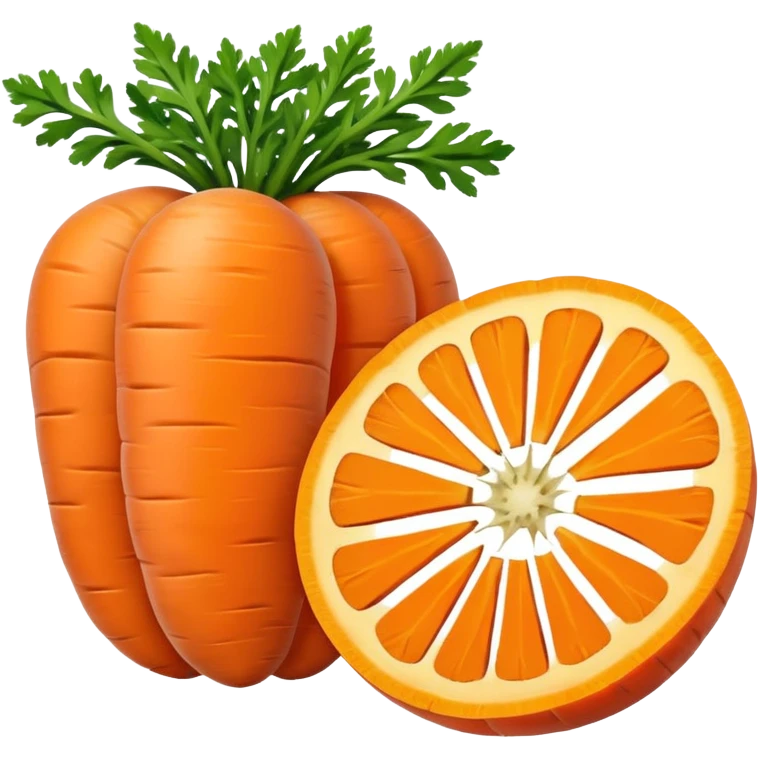 sliced carrot   emoji