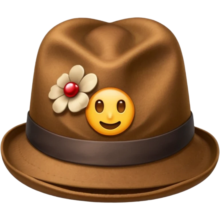 a hat  emoji