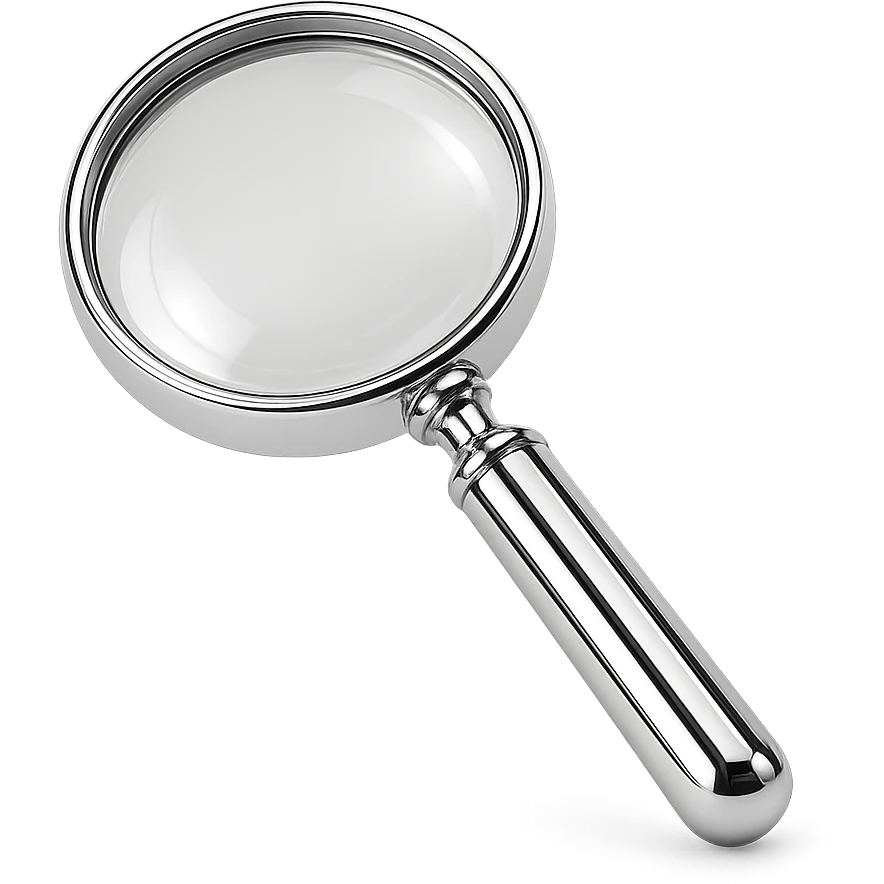 magnifying glass emoji