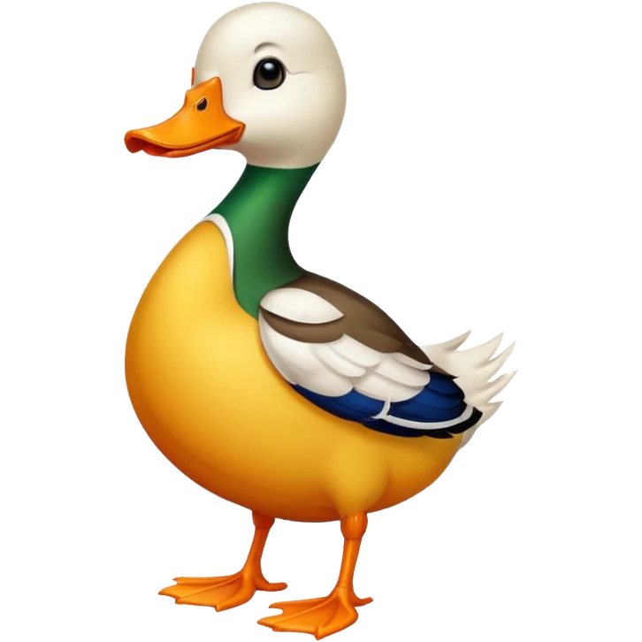 Cartoon duck emoji