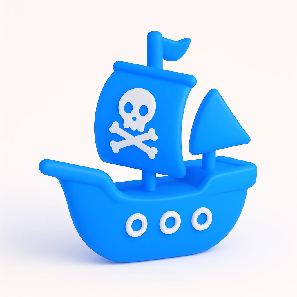 pirate ship emoji