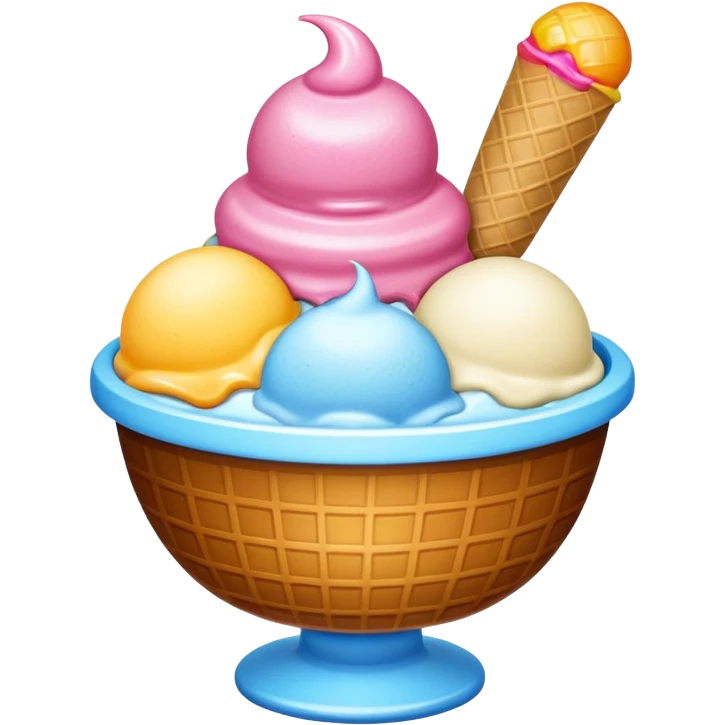 ice cream bowl  emoji