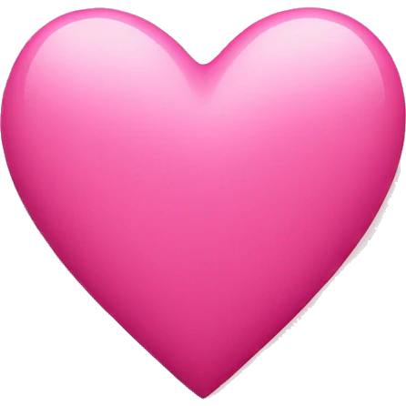 Pink heart emoji