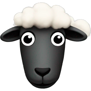 Wooly sheep saying Alpha emoji