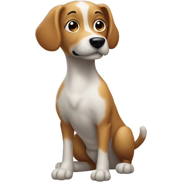 Farting dog emoji