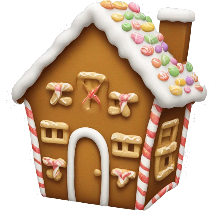gingerbread house emoji