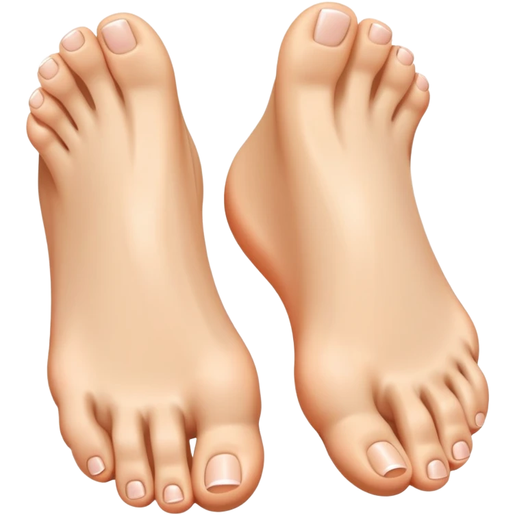 foot with spread toes emoji