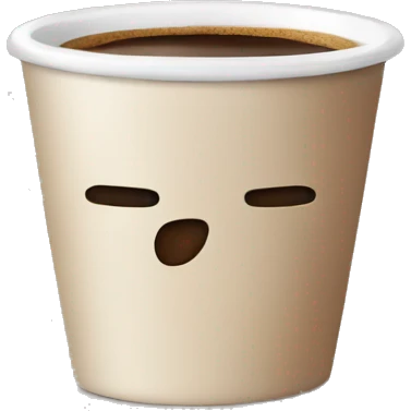 mini cup of coffee emoji