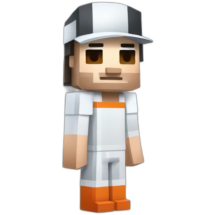 Robert Kubica as Minecraft character emoji