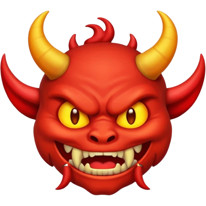 tạo cho tôi emoji demon màu tím emoji