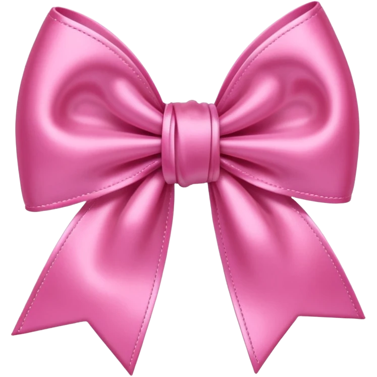 Pink bow emoji