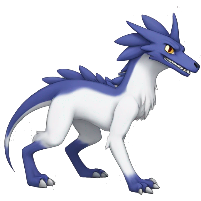 Lombax-Sergal-Vernid-Fakemon full body emoji