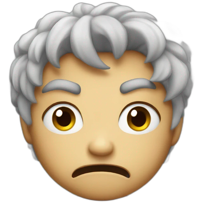 Cute angry emoji