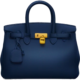 Navy birkin emoji