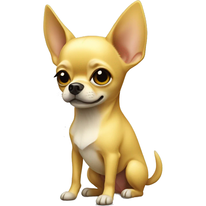 yellow chihuahua mlem emoji