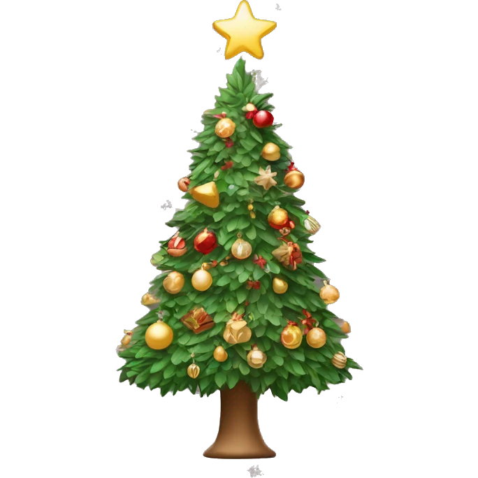 Christmas coquette tree￼￼ emoji