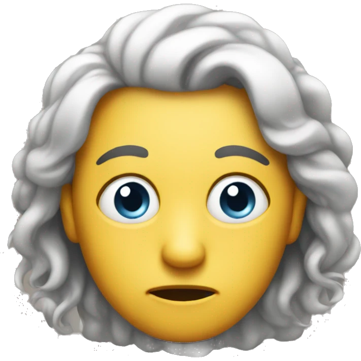 emoji doing side eye emoji