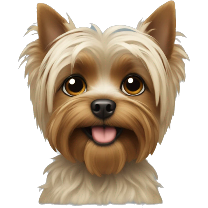Moodeng and yorkie combined  emoji