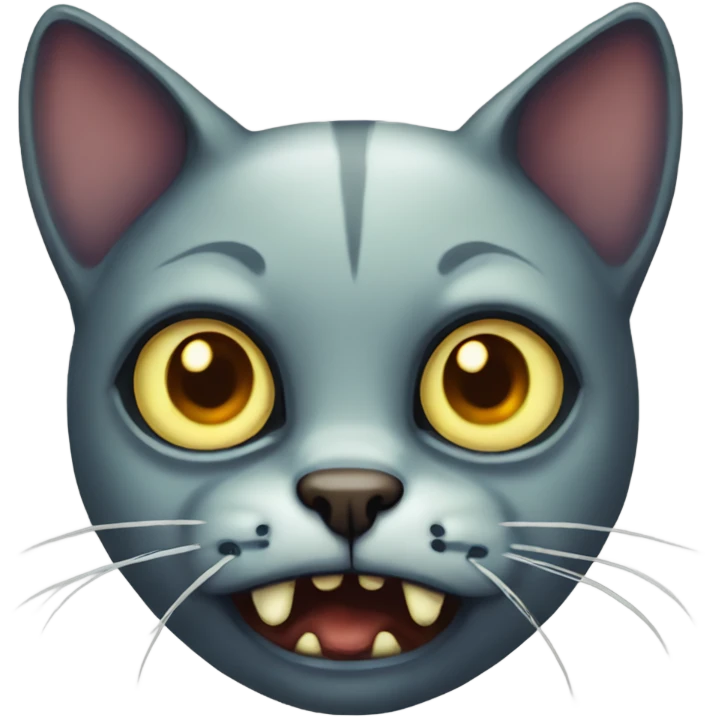 A zombie cat  emoji