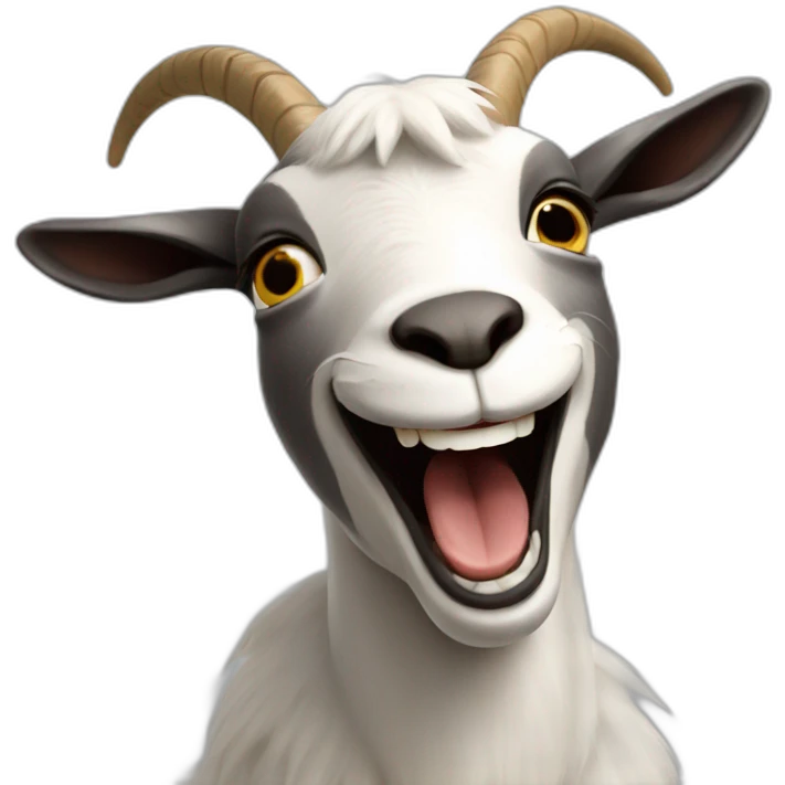 laughing goat emoji