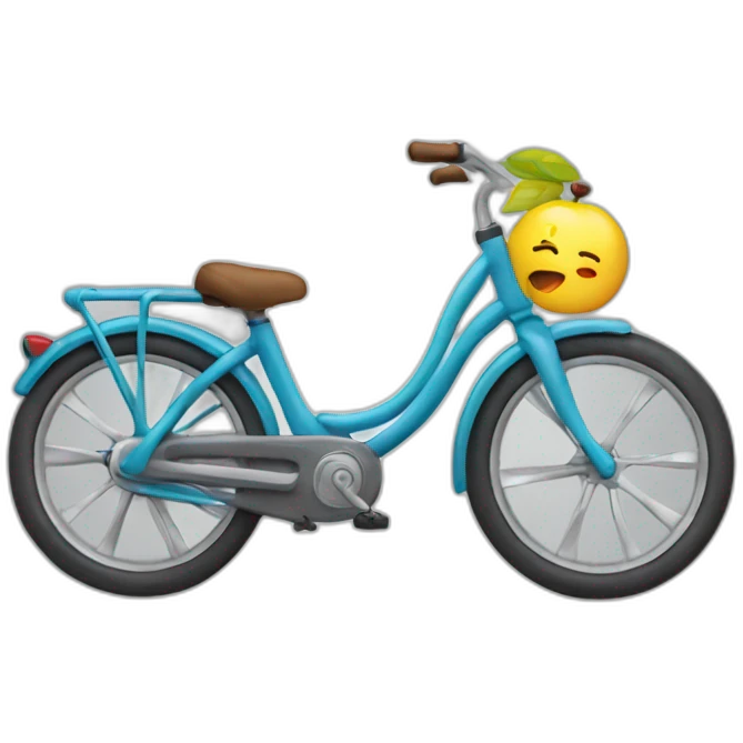 riding bike to school emoji