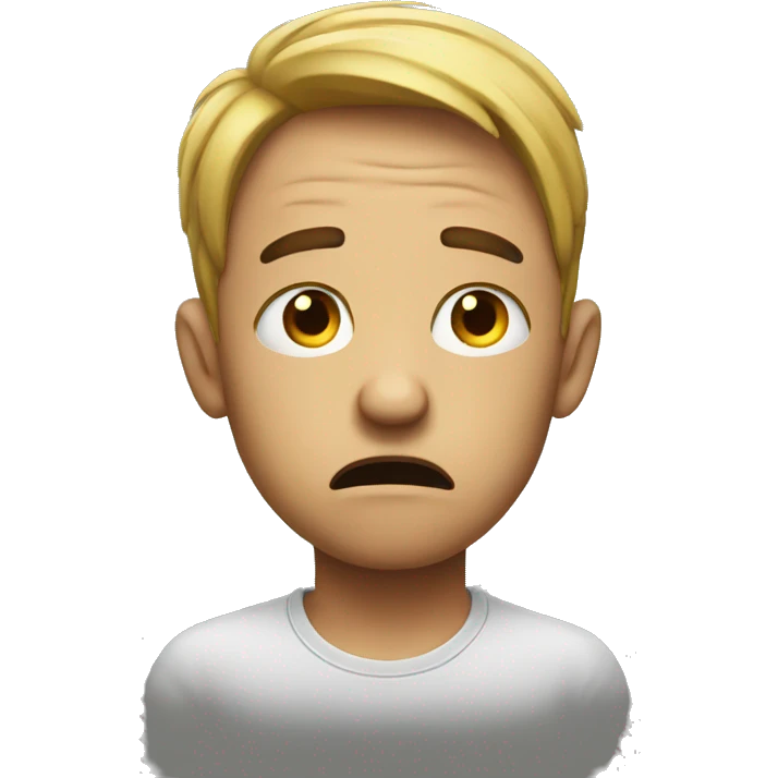 worried emoji
