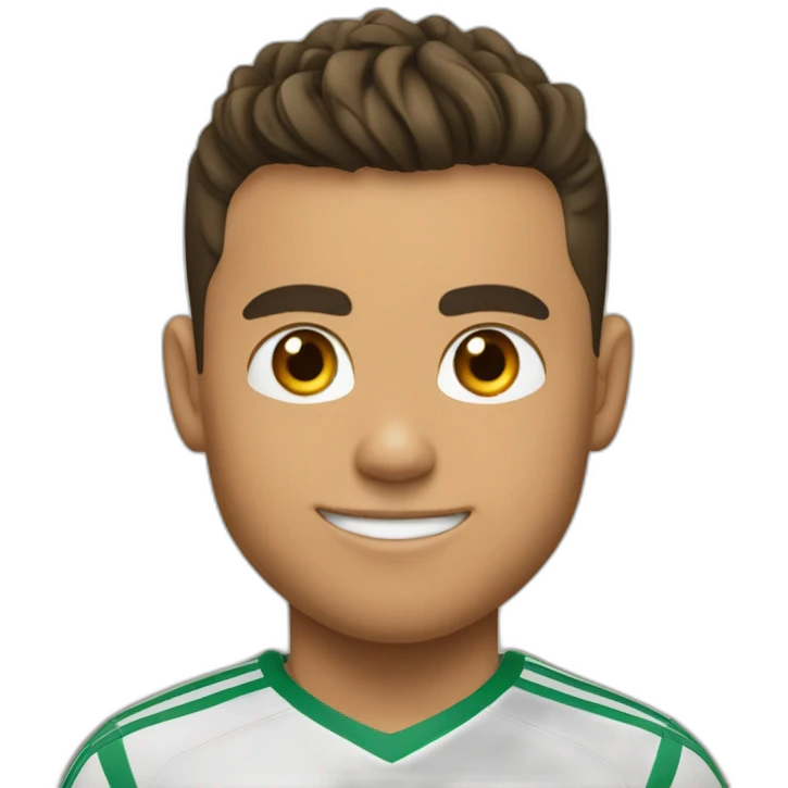 Ronaldo sur un chat emoji