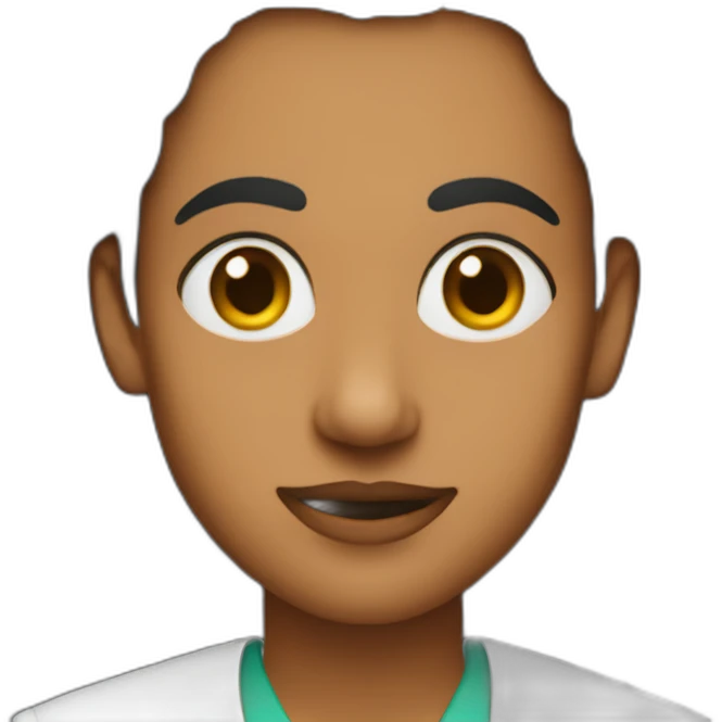 Non-binary tamil pharmacist emoji