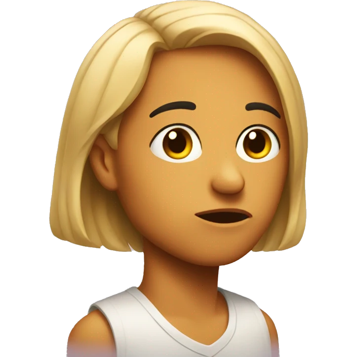 Side eye judging face emoji