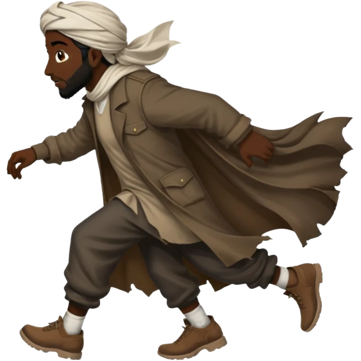 fleeing Iranians, in profile emoji