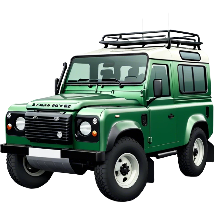 Land Rover Defender - Land Rover (Model Year: 2022) (Iconic colour: Green) emoji