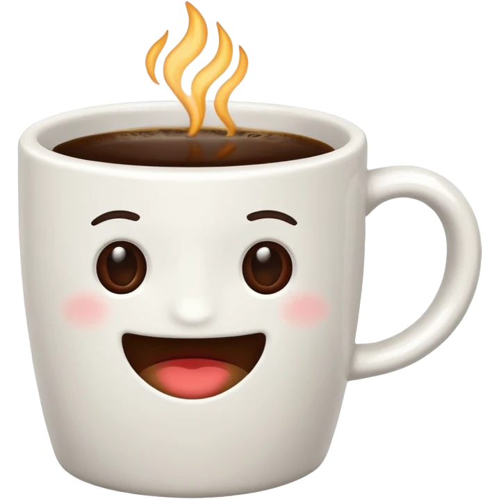 a coffee cup emoji