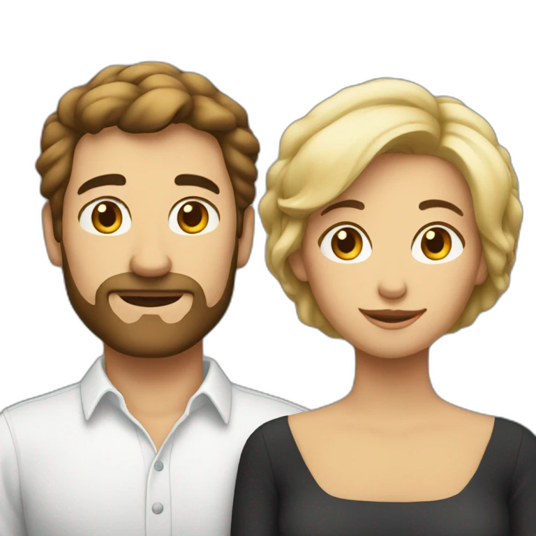 homme avec une femme emoji