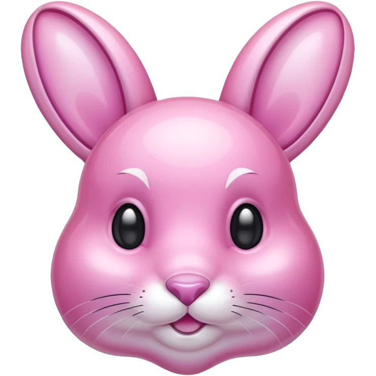 crystal bunny pink emoji
