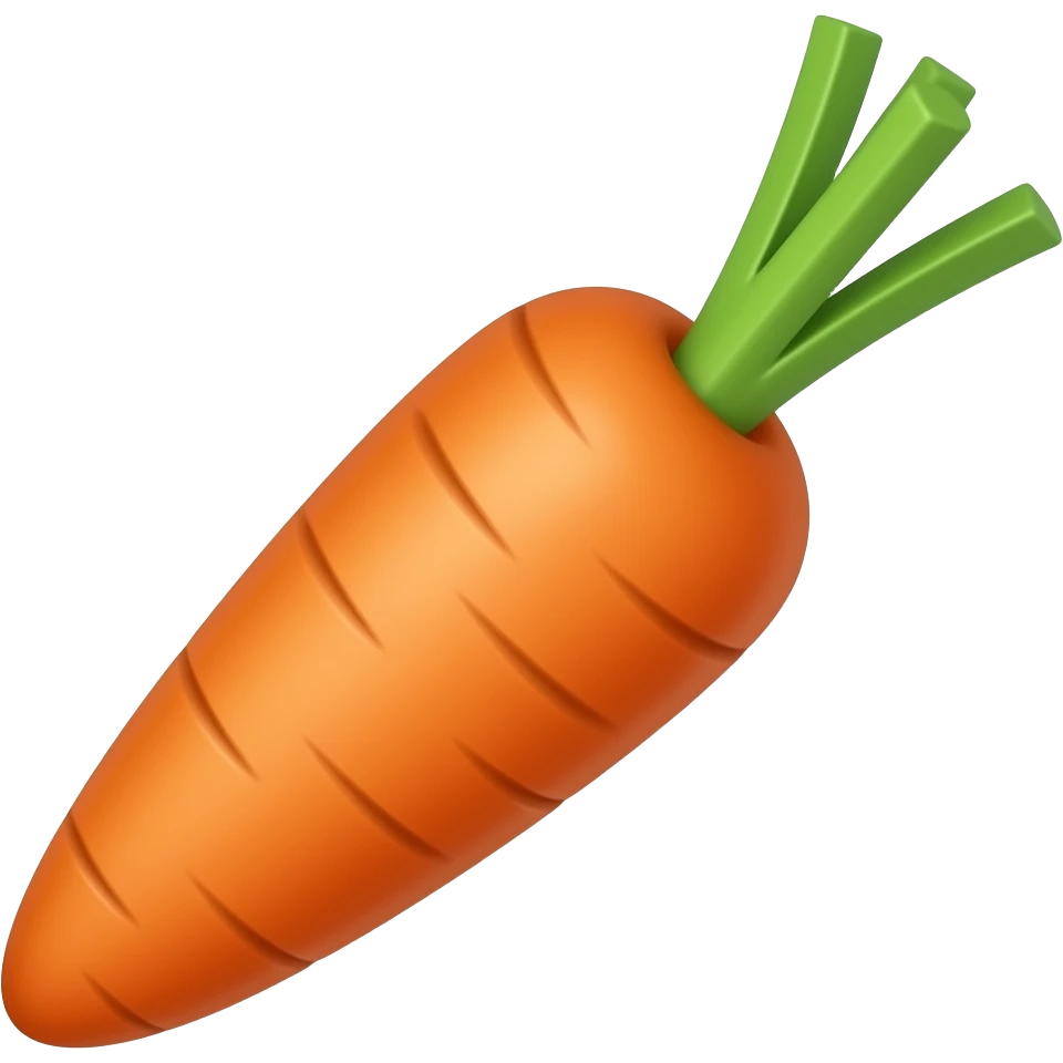 Red carrot emoji