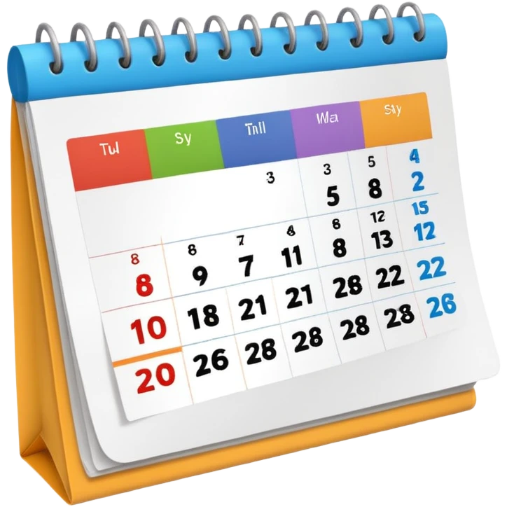 Calendar emoji