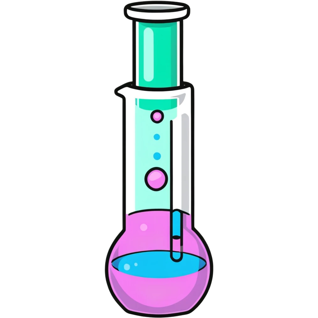 bubbling test tube emoji