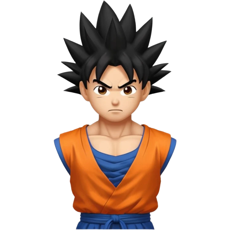 Goku from anime  emoji