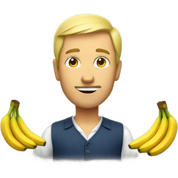 Man with banana  emoji