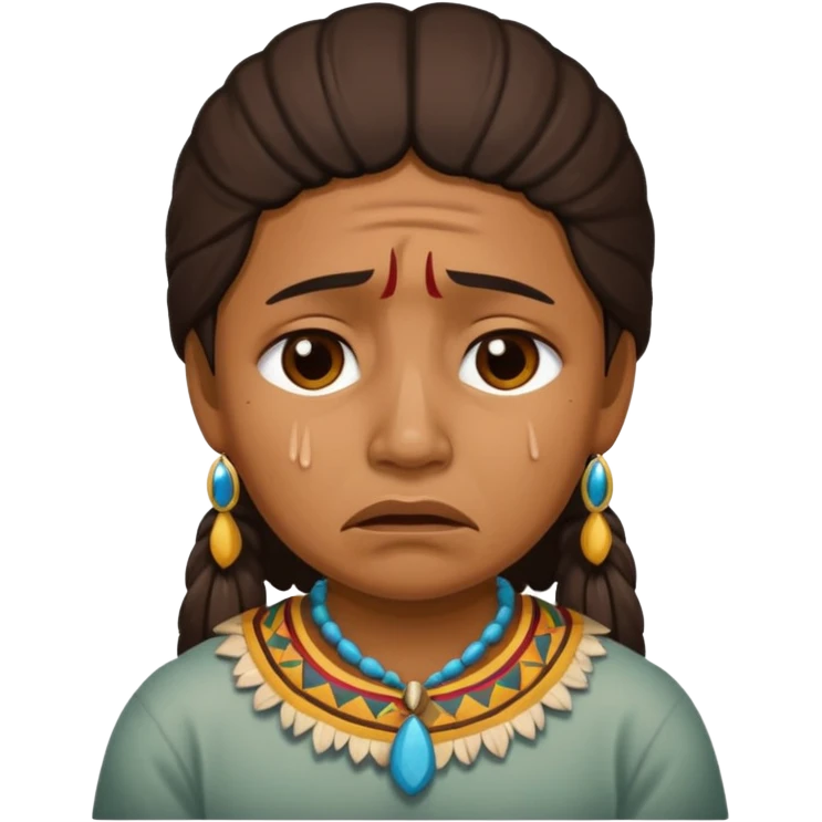 An fsu emoji with an fsu fan crying/depressed so a Seminole emoji