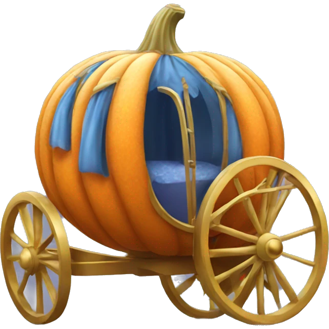 cinderella pumpkin carriage  emoji