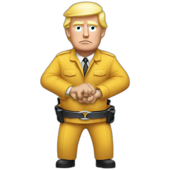trump-in-handcuffs emoji