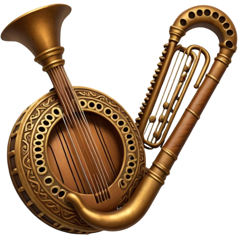 ancient musical instruments emoji