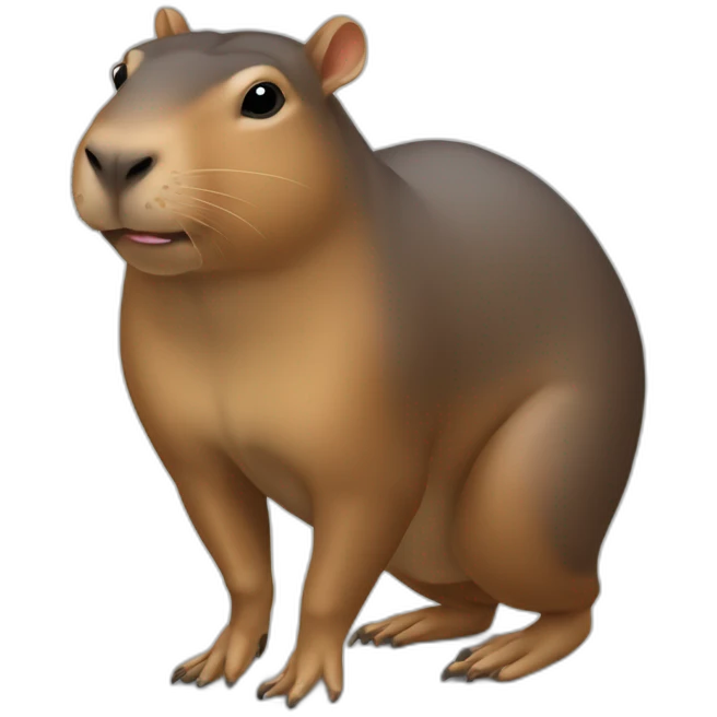 Un capibara qui fai un doigt d’honneur emoji