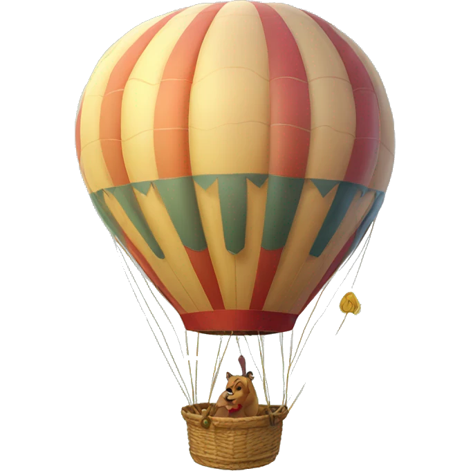 hot air balloon emoji