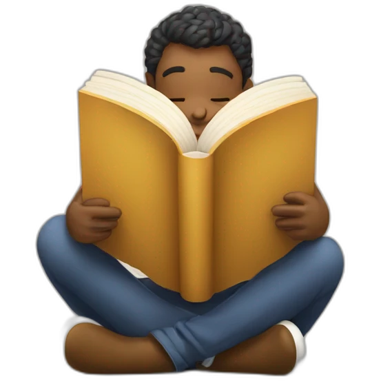 reading a book emoji