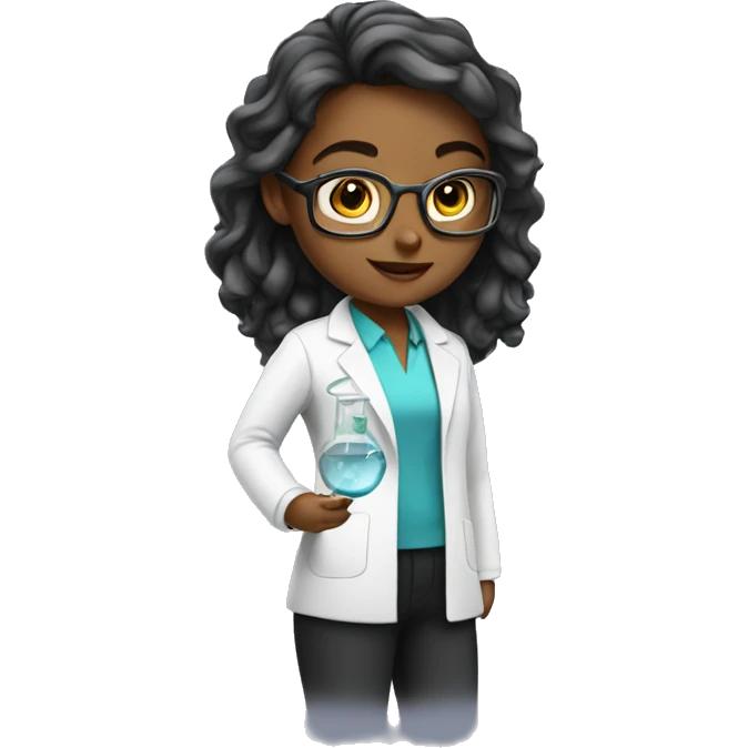 Girly scientist emoji