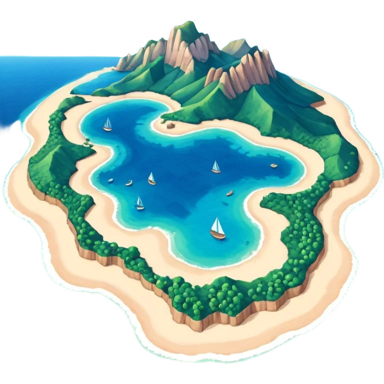 Quiero que me hagas el emoticon de la idla de mallorca como aparece en el google maps emoji