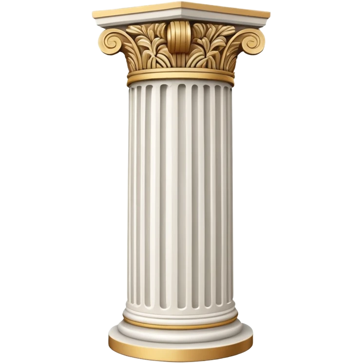 generate beautiful greek marble pillar intricate emoji